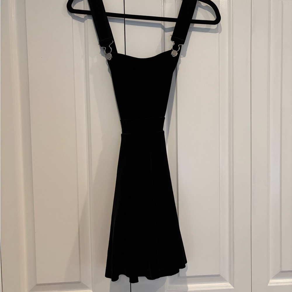 Blackmilk Velvet Pinafore Pocket Dress GUC 🖤